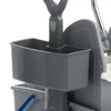 Kép 2/3 - FILMOP ONEFRED - műanyag gurulós kocsi műanyag fogantyúval, préssel- és MOP tartóval 2x15 l 