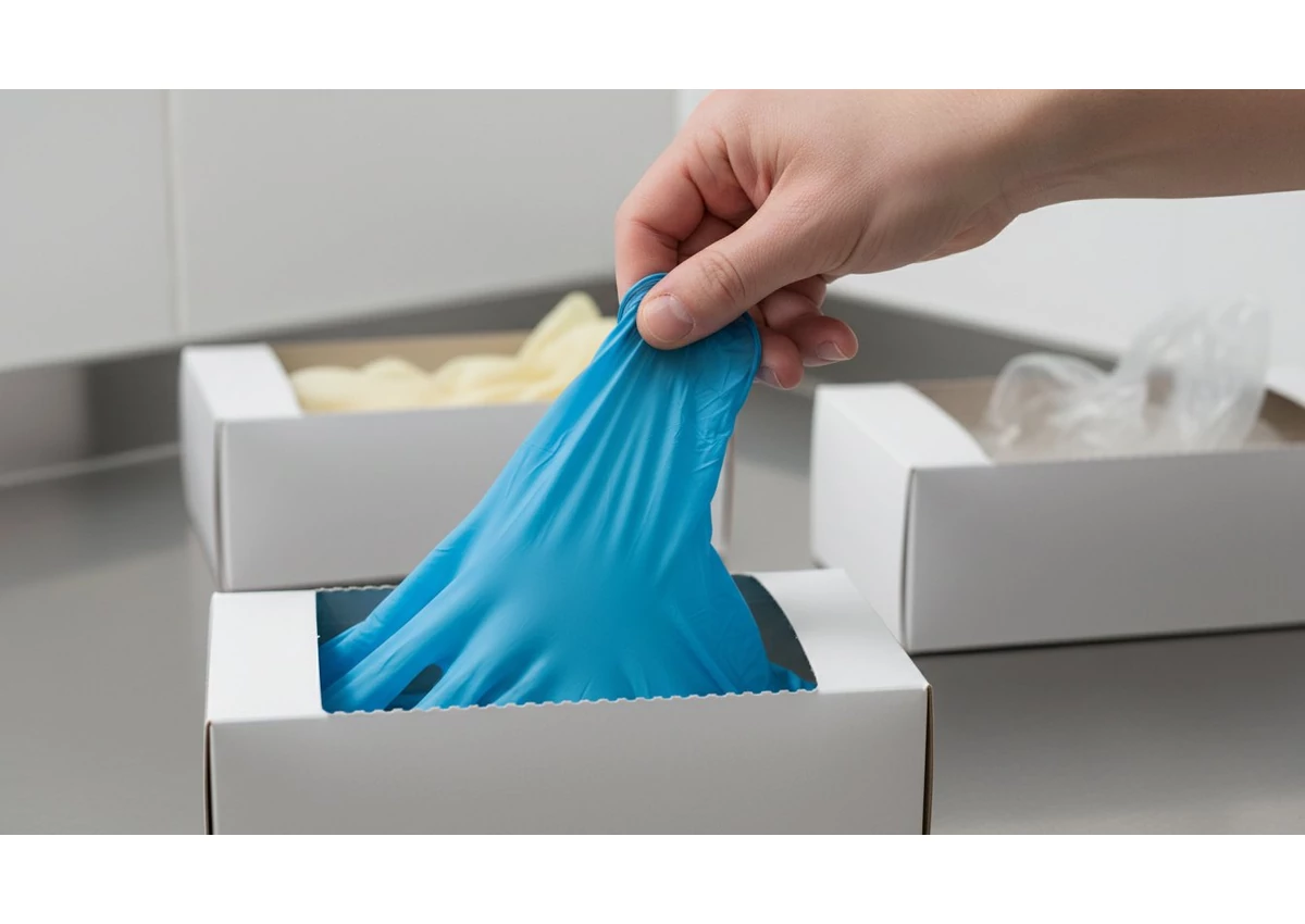 Nitril, latex vagy vinyl? Segítség gumikesztyű választáshoz