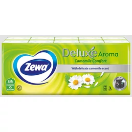 Zewa Deluxe Camomille Comfort 3 rétegű papír zsebkendő 10x10 db