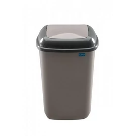 Plafor Quatro rugós billenő fedeles szemetes 45L Mocca