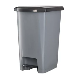 Pedálos szemetes kuka SLIM, műanyag, ECO antracit, 25L