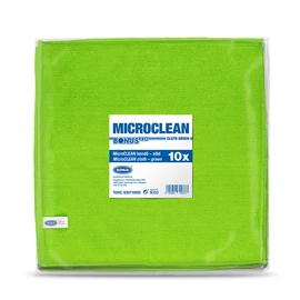 BonusPRO  MicroCLEAN mikroszálas kendő 10 db/csomag (ZÖLD)