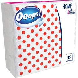 Szalvéta Ooops! Home Color&Design pöttyös 45 lap