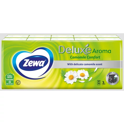 Zewa Deluxe Camomille Comfort 3 rétegű papír zsebkendő 10x10 db