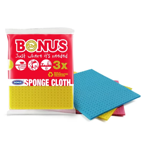 Bonus Szivacsos kendő 3 db