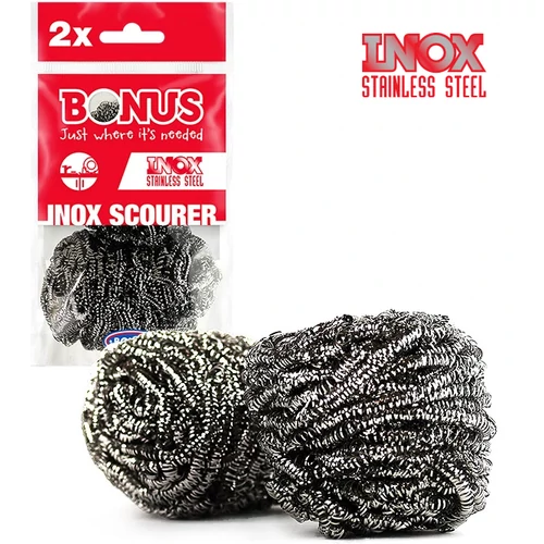 Bonus fém dörzsi INOX spirál 2 db