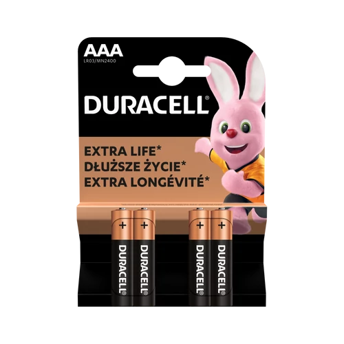 Duracell BSC 4 db AAA elem