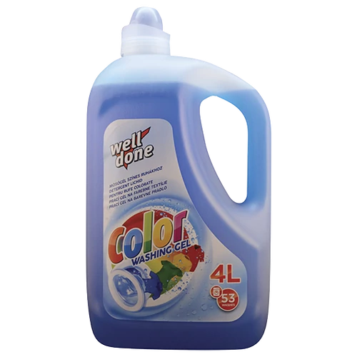 Well Done Fine mosógél színes ruhákhoz – Color 4 liter