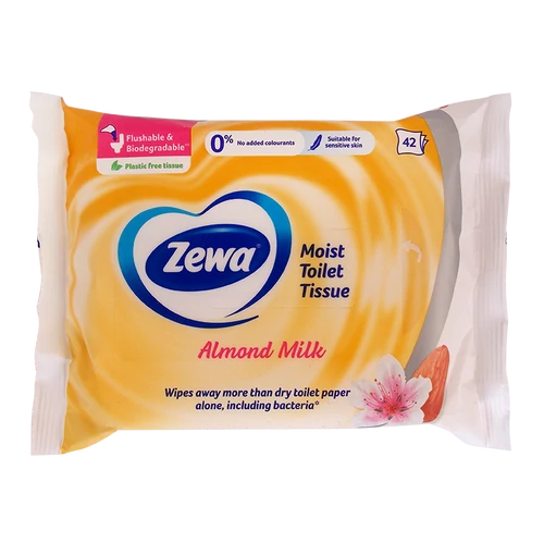 Zewa Almond Milk nedves WC Papír 42 db