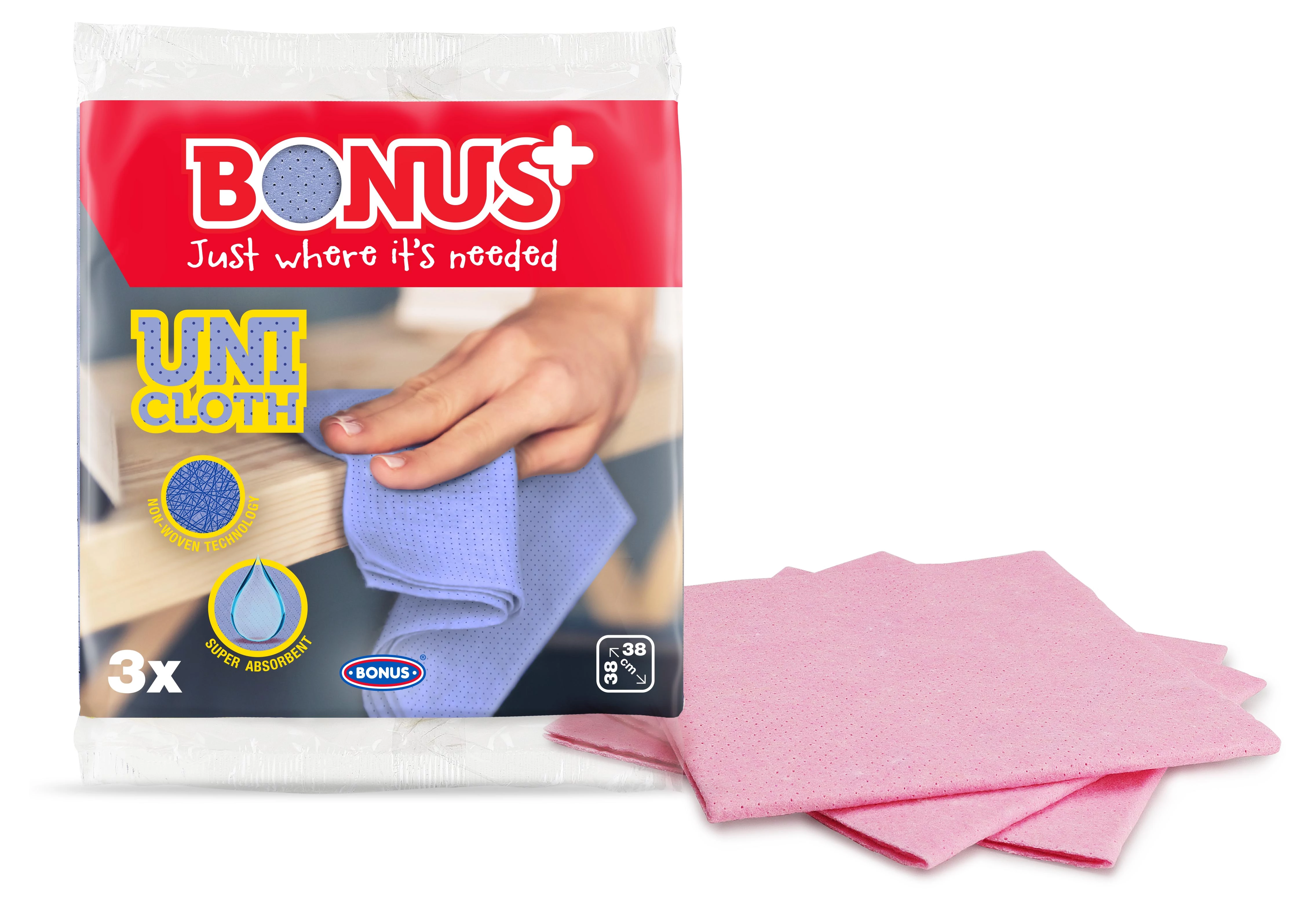 Bonus+ kendő UNI 3 db