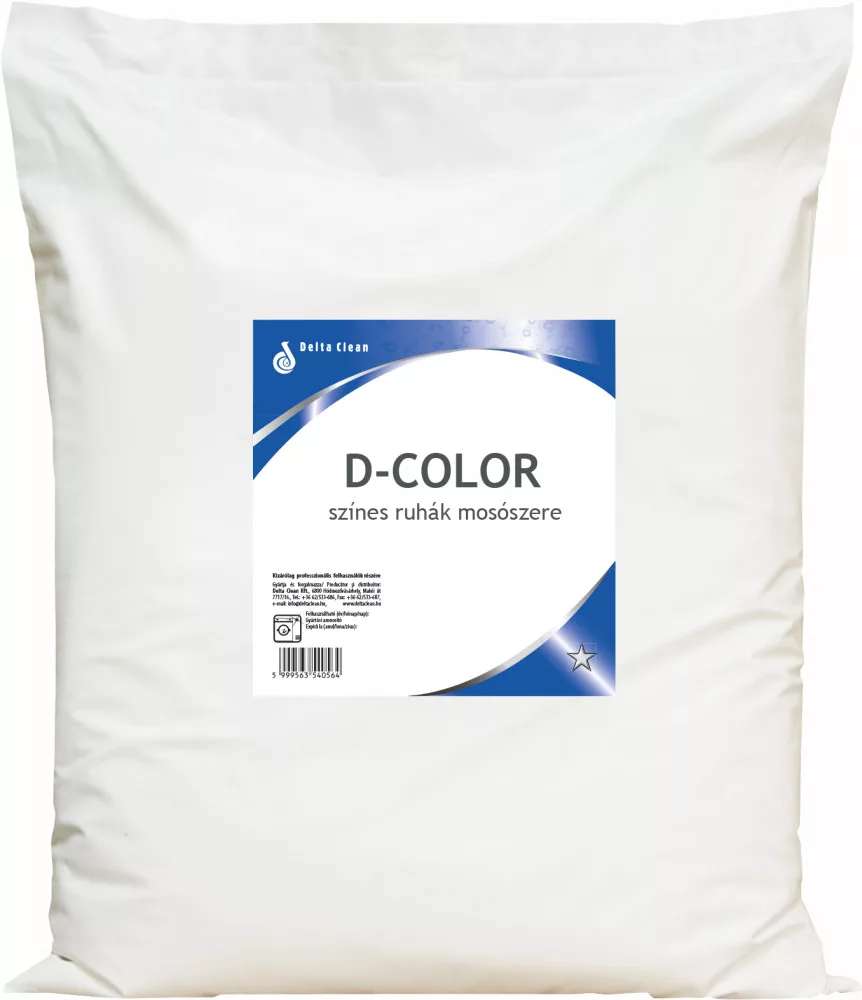 D-Color 3 kg - Mosószer színes ruhákhoz 