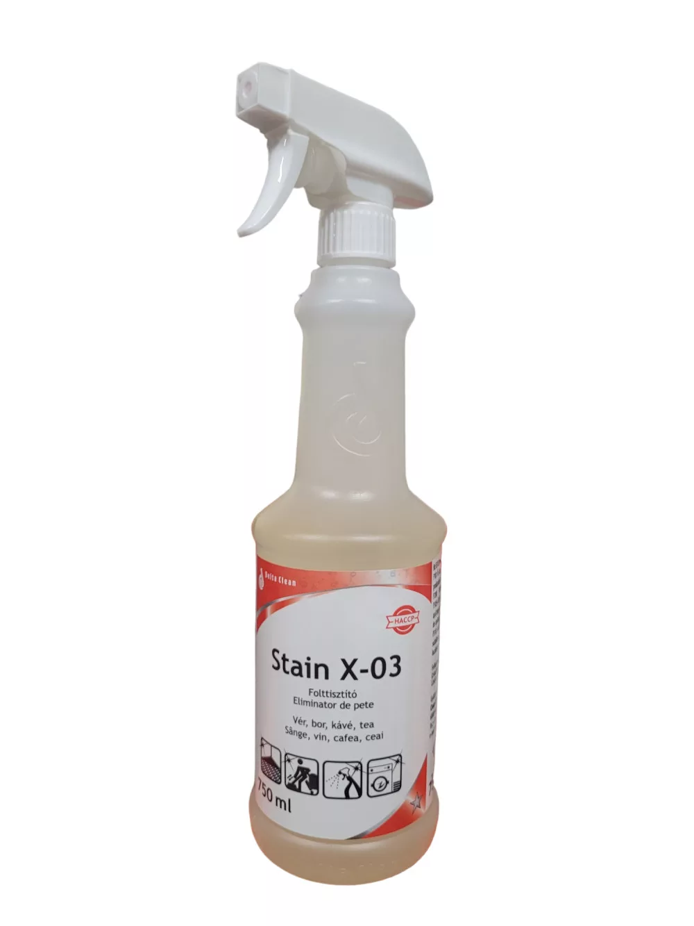 Folttisztító STAIN X-03 - vér, bor, kávé folt eltávolító (12x750ml)