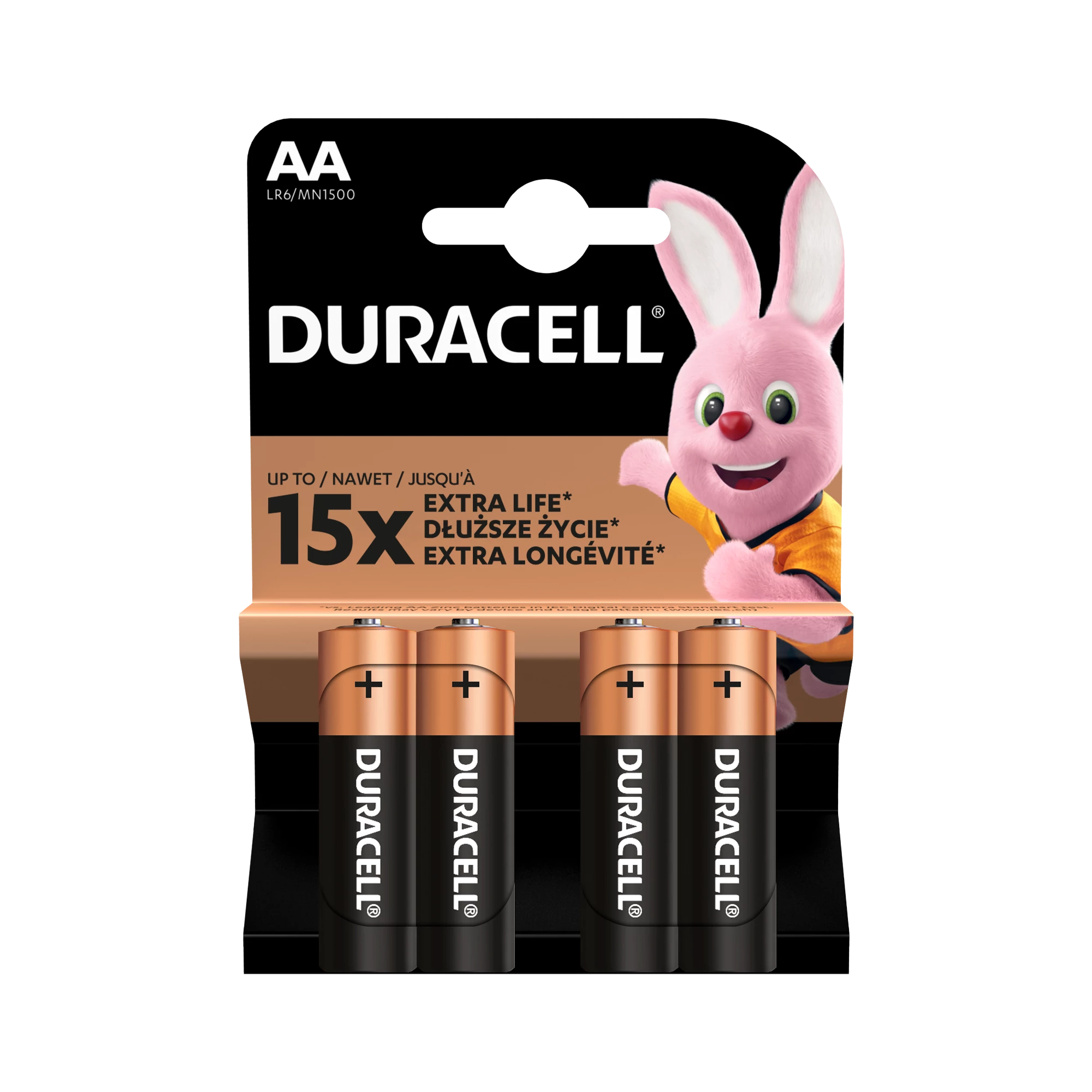 Duracell BSC 4 db AA elem - UG