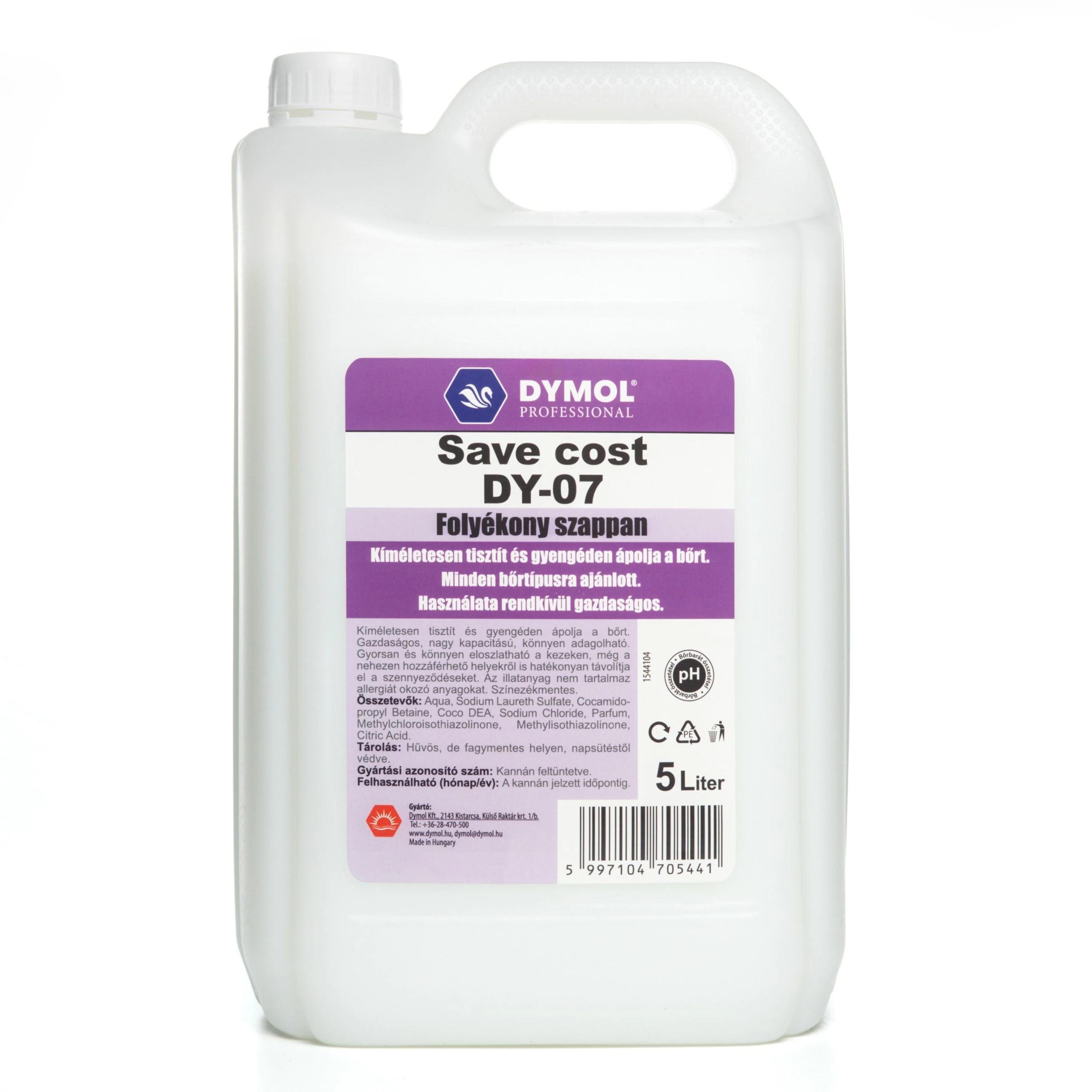 Dymol Professional DY-07 Safe cost folyékony szappan 5 liter