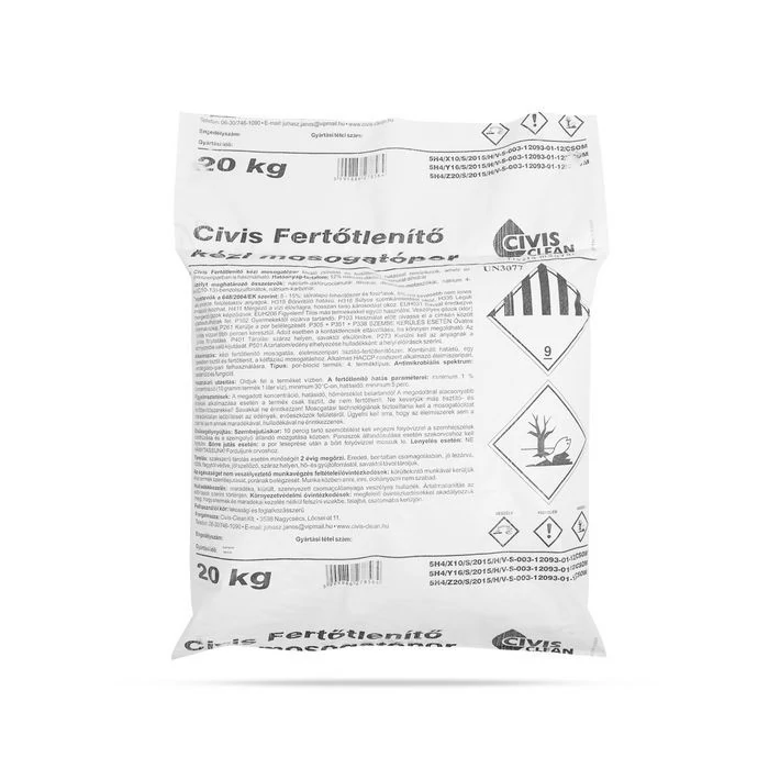 Civis Fertőtlenítő kézi mosogatópor 20kg